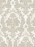 Damasco Platino fabric in cream brown color - pattern number 25712 - by Galerie in the Cottage Chic collection