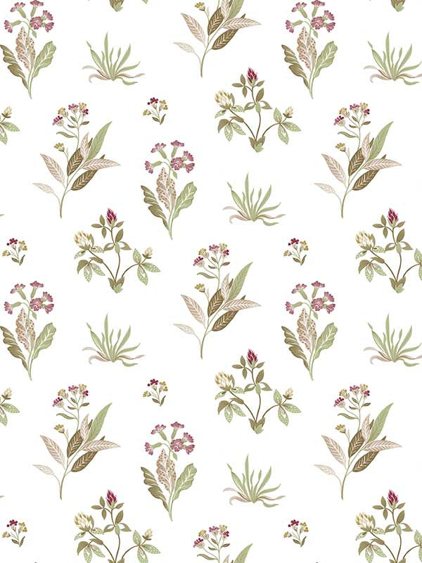 Mazzetto Edra wallpaper in red color - pattern number 84011 - by Galerie in the Cottage Chic collection