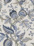 Jacobino Edra fabric in blue color - pattern number 84040 - by Galerie in the Cottage Chic collection