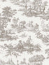 Paesaggio Barocco fabric in beige color - pattern number 84041 - by Galerie in the Cottage Chic collection