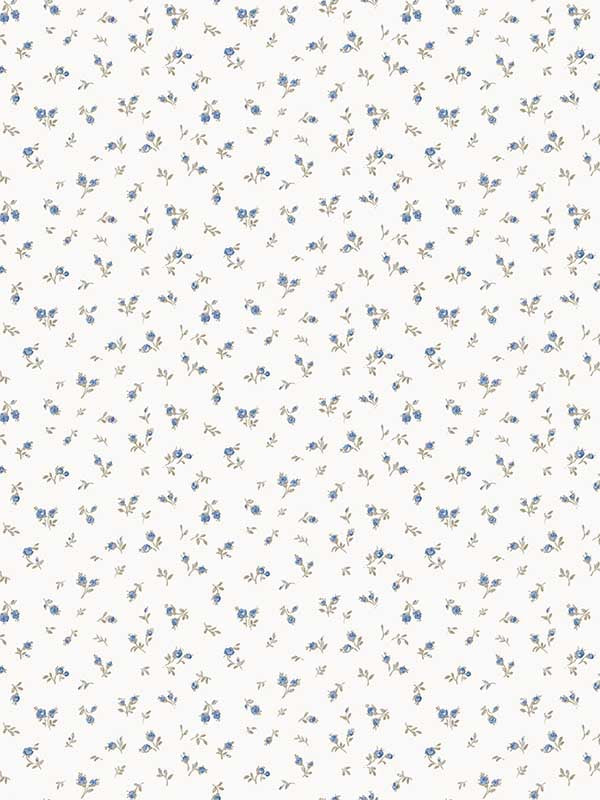 Boccioli Shabby wallpaper in blue color - pattern number 84063 - by Galerie in the Cottage Chic collection
