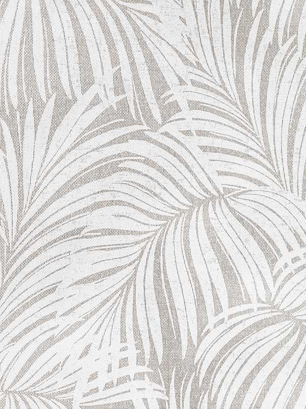 Leaf Paperweave wallpaper in silver color - pattern number W3833.11.0 - by Kravet in the Modern Luxe collection
