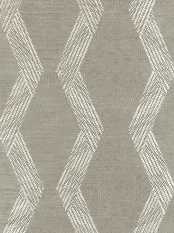 Chainlink Emb Sisal wallpaper in grey color - pattern number W3835.11.0 - by Kravet in the Modern Luxe collection