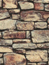 Cornish Faux Stone Peel and Stick fabric in warm natural color - pattern number AS20101 - by NextWall in the Peel and Stick Wallpaper by Arthouse collection