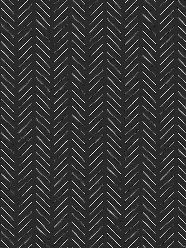 Pick Up Sticks Peel and Stick wallpaper in black color - pattern number PSW1488RL - by Magnolia Home by Joanna Gaines in the Magnolia Home Peel and Stick Wallpaper collection