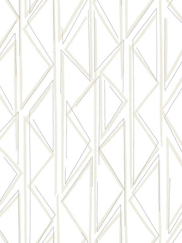 Sideways Sketch Peel and Stick wallpaper in beige color - pattern number PSW1498RL - by Magnolia Home by Joanna Gaines in the Magnolia Home Peel and Stick Wallpaper collection
