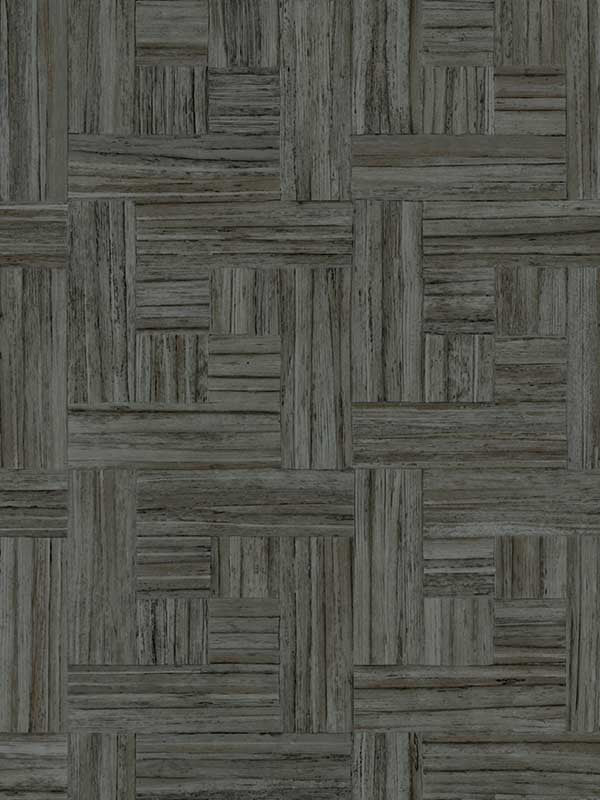 Tesselle wallpaper in black color - pattern number ND3060N - by York in the Natural Digest collection