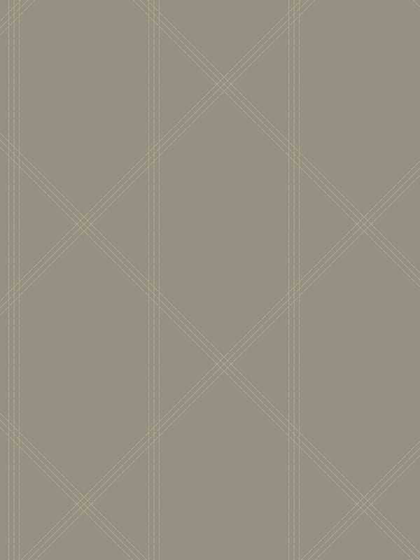 Walcott Stitched Trellis fabric in light grey color - pattern number 4074-26609 - by A Street Prints in the Georgia collection