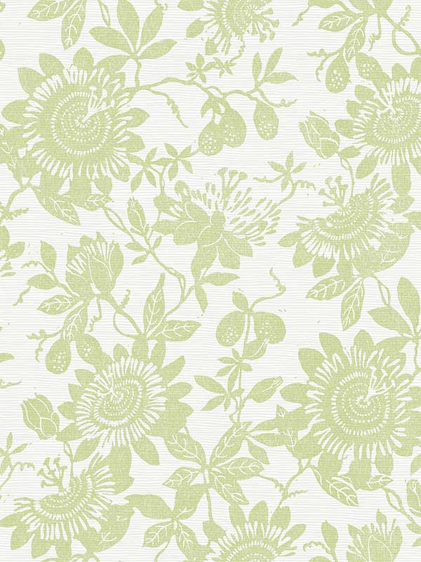 Helen Floral Trail wallpaper in light green color - pattern number 4074-26628 - by A Street Prints in the Georgia collection