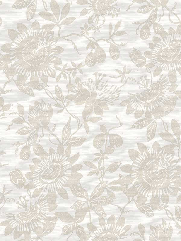 Helen Floral Trail wallpaper in taupe color - pattern number 4074-26633 - by A Street Prints in the Georgia collection