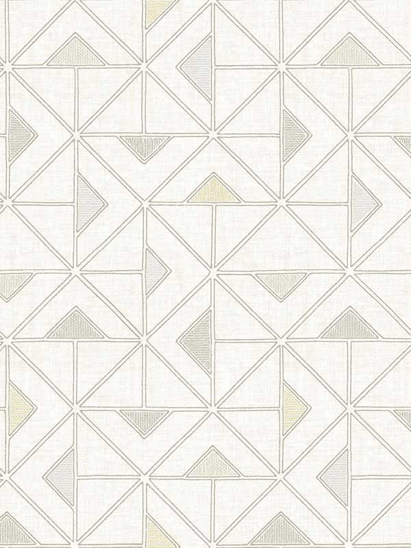 Jekyl Triangles wallpaper in beige color - pattern number 4074-26636 - by A Street Prints in the Georgia collection