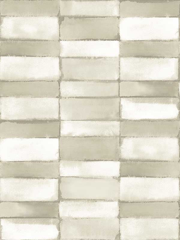 Braden Tile fabric in taupe color - pattern number 4074-26646 - by A Street Prints in the Georgia collection