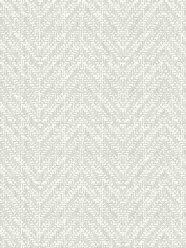 Glynn Chevron wallpaper in silver color - pattern number 4074-26651 - by A Street Prints in the Georgia collection
