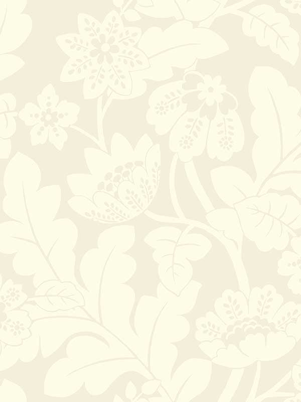 Augusta Flock Damask wallpaper in white color - pattern number 4074-87376 - by A Street Prints in the Georgia collection