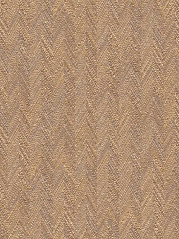 Fiber Weave wallpaper in brown metallic gold color - pattern number G78131 - by Patton Norwall in the Texture FX collection