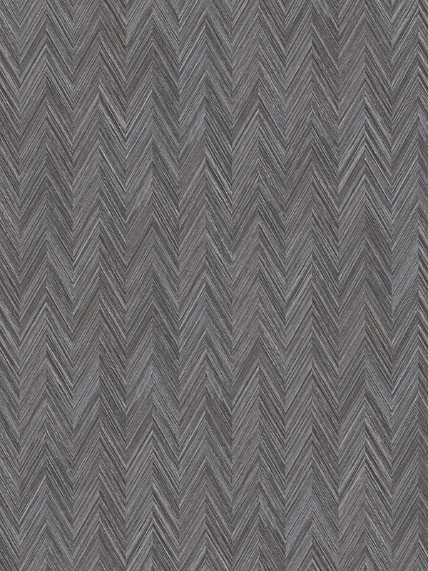 Fiber Weave wallpaper in black metallic silver color - pattern number G78134 - by Patton Norwall in the Texture FX collection