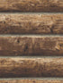 Faux Log Cabin Prepasted fabric in walnut color - pattern number PR10900 - by Seabrook in the Seabrook Prepasted Wallpaper Assortment collection
