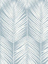 Palm Silhouette Prepasted fabric in light blue color - pattern number PR11402 - by Seabrook in the Seabrook Prepasted Wallpaper Assortment collection