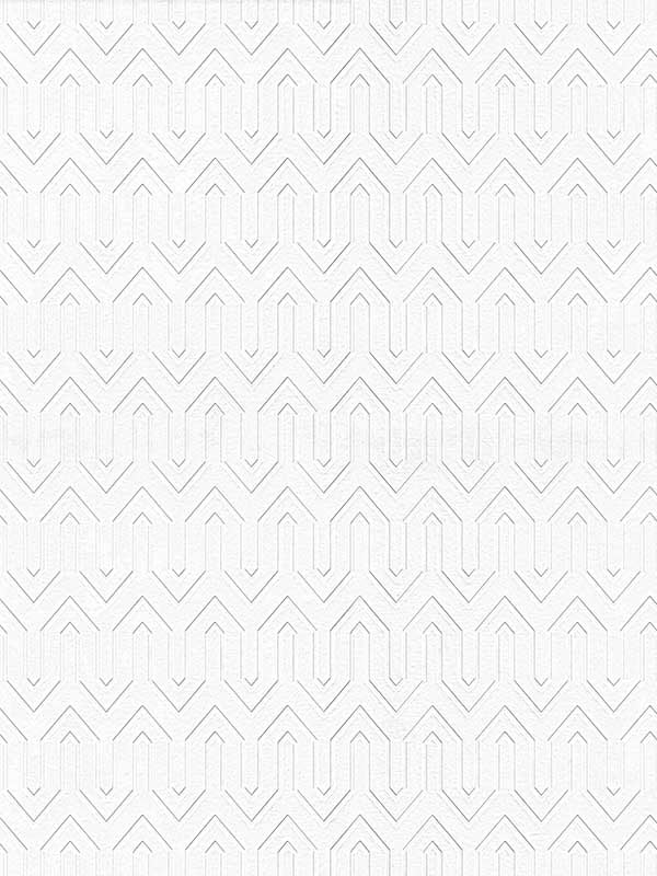 Maze Stripe fabric in white color - pattern number 1101010 - by Seabrook in the Erismann Paintable Wallpaper collection