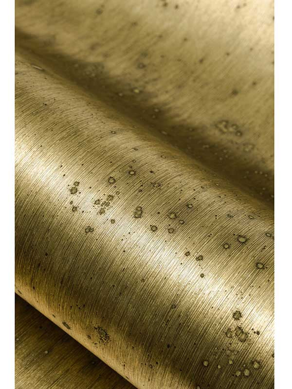 Aurora wallpaper in aged brass color - pattern number WDW2308.WT.0 - by Winfield Thybony in the Distinctive Walls collection