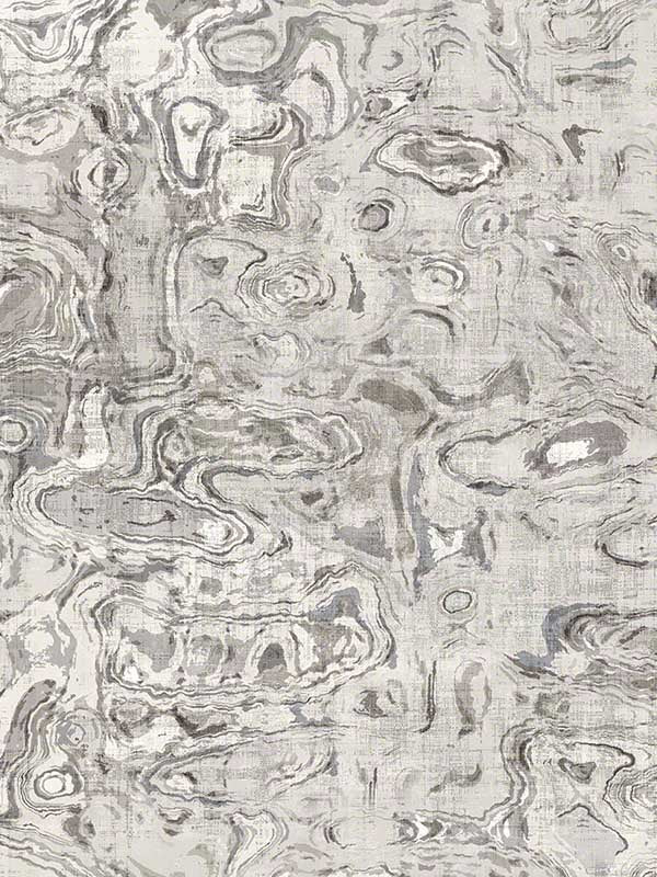 Lavalamp wallpaper in pewter color - pattern number WSH1032.WT.0 - by Winfield Thybony in the Showhouse collection