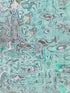 Lavalamp wallpaper in seaglass color - pattern number WSH1033.WT.0 - by Winfield Thybony in the Showhouse collection