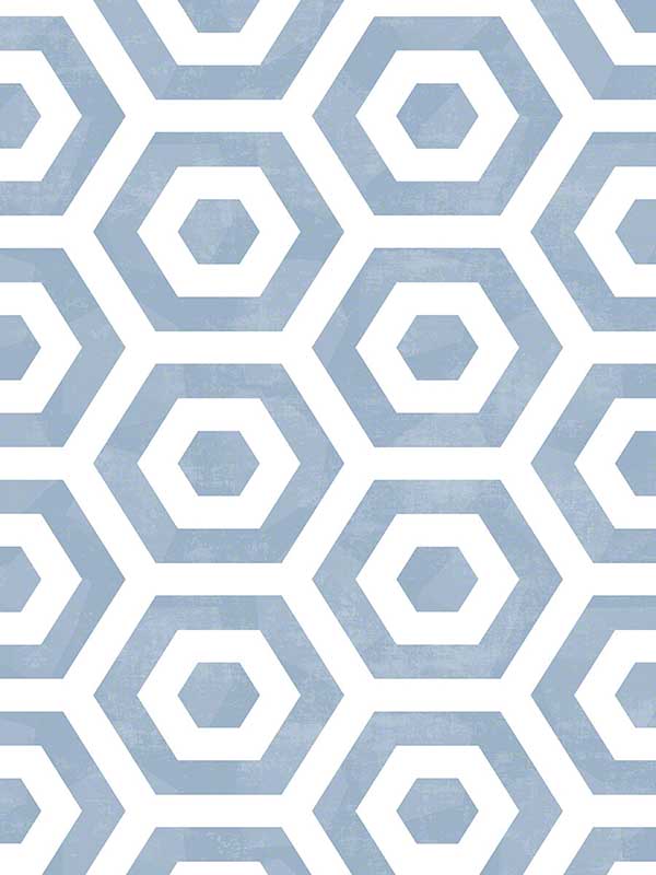 Pop wallpaper in powder blue color - pattern number WSH1040.WT.0 - by Winfield Thybony in the Showhouse collection