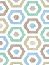 Pop wallpaper in green blue color - pattern number WSH1041.WT.0 - by Winfield Thybony in the Showhouse collection
