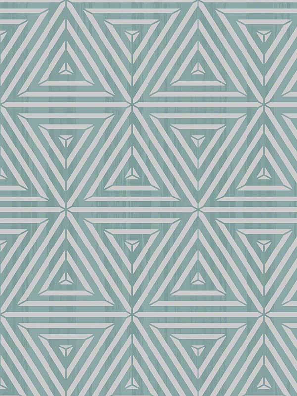 Star wallpaper in light teal color - pattern number WSH1044.WT.0 - by Winfield Thybony in the Showhouse collection