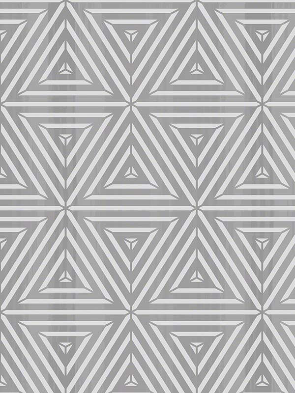 Star wallpaper in pewter color - pattern number WSH1045.WT.0 - by Winfield Thybony in the Showhouse collection
