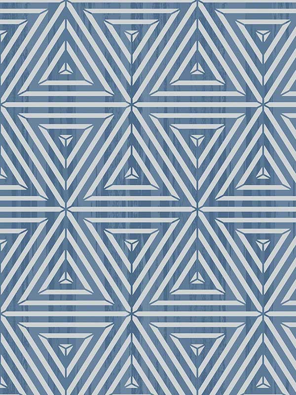 Star wallpaper in indigo color - pattern number WSH1047.WT.0 - by Winfield Thybony in the Showhouse collection