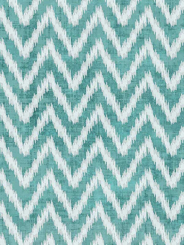Ziggy wallpaper in light teal color - pattern number WSH1051.WT.0 - by Winfield Thybony in the Showhouse collection