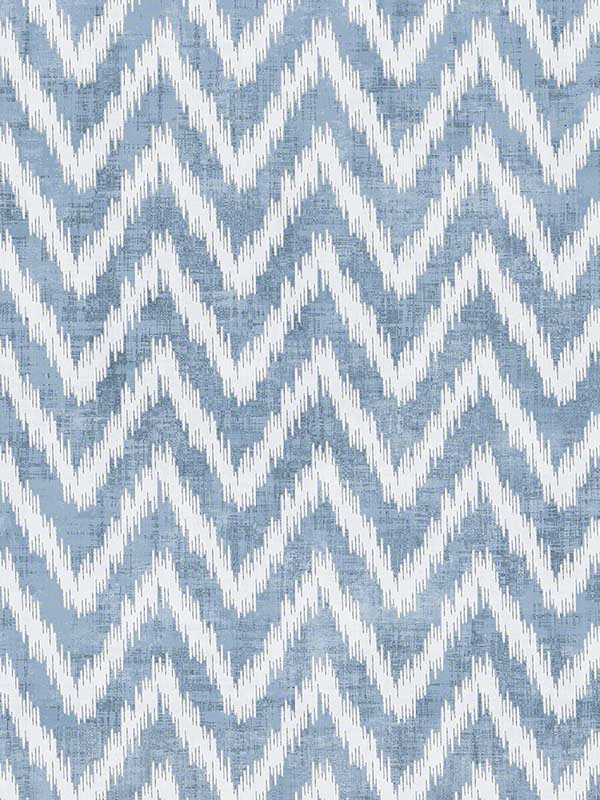 Ziggy wallpaper in powder blue color - pattern number WSH1054.WT.0 - by Winfield Thybony in the Showhouse collection