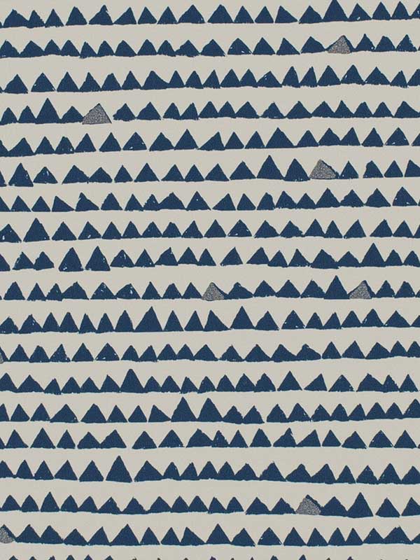 Cairn fabric in ink blue color - pattern number WTN1057.WT.0 - by Winfield Thybony in the Taniya Nayak collection