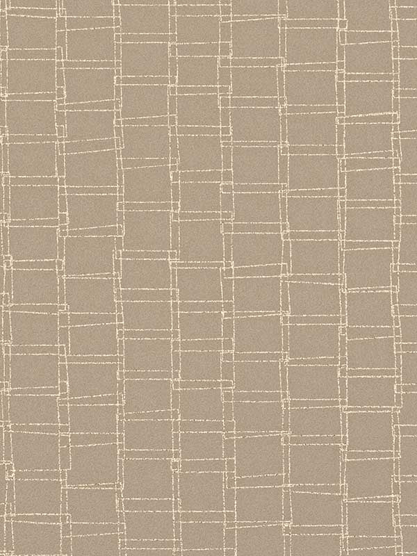 Looped wallpaper in pink salt color - pattern number WTN1086.WT.0 - by Winfield Thybony in the Taniya Nayak collection