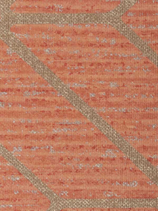 Radius Trellis wallpaper in cayenne color - pattern number WHF3021.WT.0 - by Winfield Thybony in the Thom Filicia Performance Wallcoverings collection