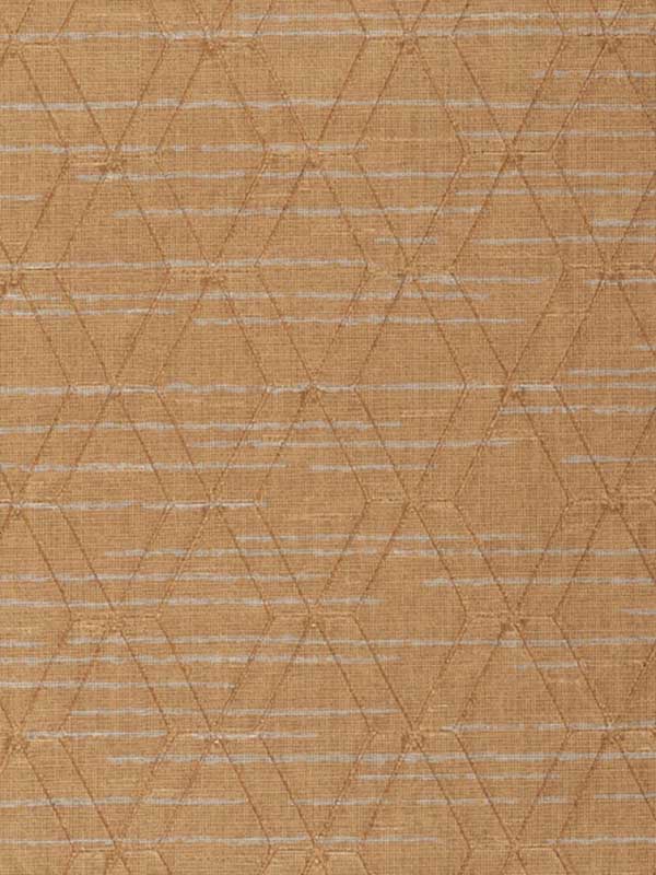 Archetype fabric in copper color - pattern number WHF3117.WT.0 - by Winfield Thybony in the Thom Filicia Performance Wallcoverings collection