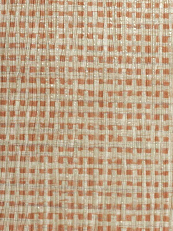Toussaint wallpaper in persimmon color - pattern number WHF3216.WT.0 - by Winfield Thybony in the Thom Filicia Performance Wallcoverings collection