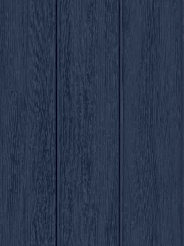 Wood Panel Peel and Stick wallpaper in naval blue color - pattern number NW39902 - by NextWall in the Peel and Stick Wallpaper by Nextwall collection