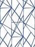 Quartz Geo Peel and Stick wallpaper in navy blue color - pattern number NW42502 - by NextWall in the Peel and Stick Wallpaper by Nextwall collection