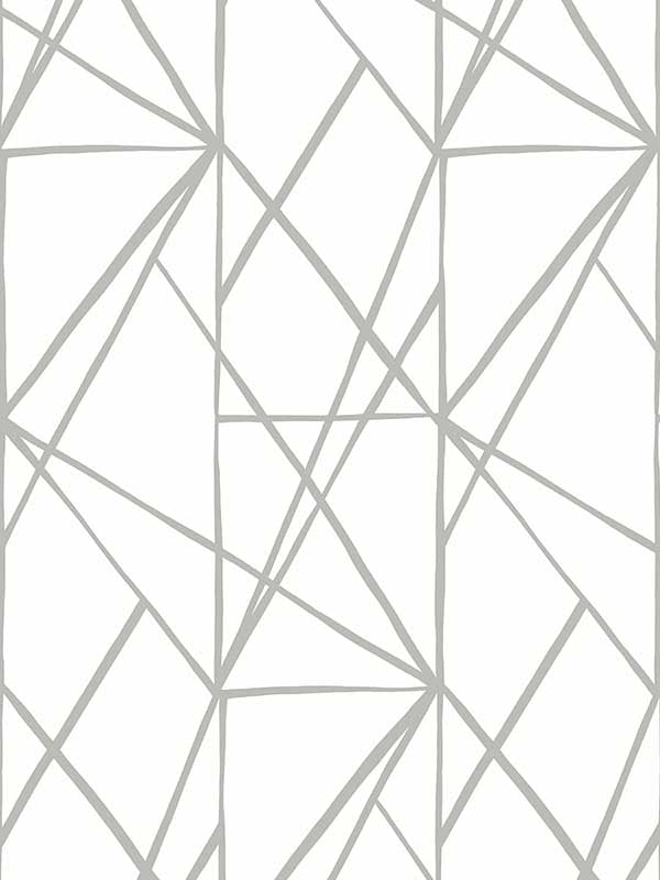 Quartz Geo Peel and Stick wallpaper in harbor grey color - pattern number NW42505 - by NextWall in the Peel and Stick Wallpaper by Nextwall collection