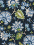 Jacobean Blossom Floral Peel and Stick fabric in midnight blue color - pattern number NW42712 - by NextWall in the Peel and Stick Wallpaper by Nextwall collection