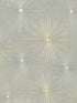 Starburst Geo Peel and Stick fabric in silversmoke and metallic gold color - pattern number NW43105 - by NextWall in the Peel and Stick Wallpaper by Nextwall collection