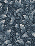 Acanthus Trail Peel and Stick fabric in navy blue color - pattern number NW43602 - by NextWall in the Peel and Stick Wallpaper by Nextwall collection