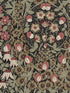 Tulip Garden Peel and Stick wallpaper in ebony and red clay color - pattern number NW43806 - by NextWall in the Peel and Stick Wallpaper by Nextwall collection