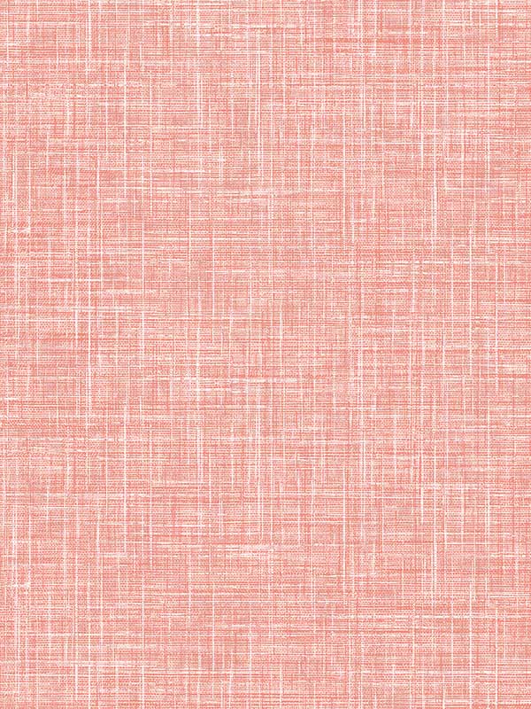 Emerson Linen wallpaper in coral color - pattern number 4046-26355 - by A Street Prints in the Aura collection