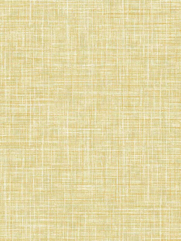Emerson Linen wallpaper in yellow color - pattern number 4046-26356 - by A Street Prints in the Aura collection
