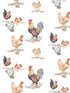 Free Range fabric in black red beige color - pattern number G45415 - by Galerie in the Just Kitchens collection