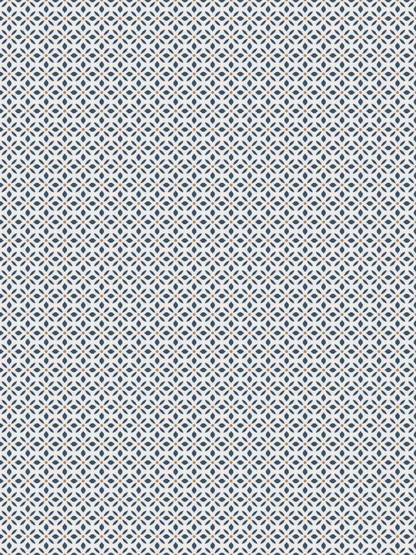 Leaf Dot Spot wallpaper in navy gold color - pattern number G45433 - by Galerie in the Just Kitchens collection