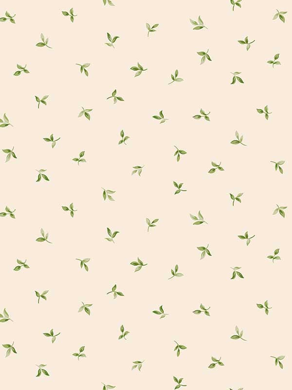 Leaf Toss wallpaper in taupe green color - pattern number G45436 - by Galerie in the Just Kitchens collection